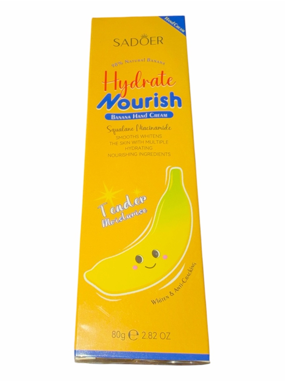Sadoer Hydrate & Nourish Banana Hand Cream 2.82 oz NEW